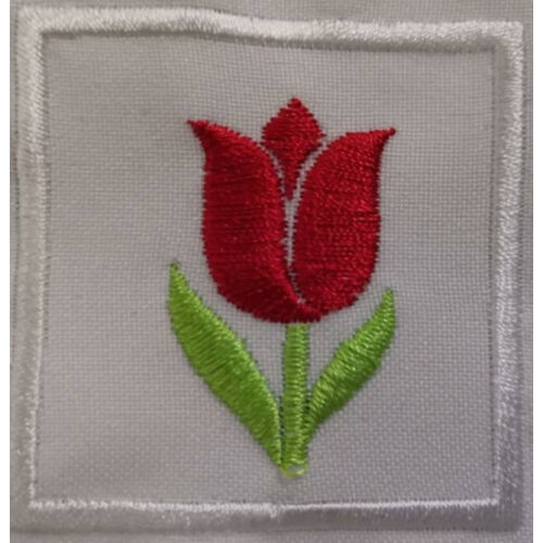 Piros tulipán Óvodai jel  