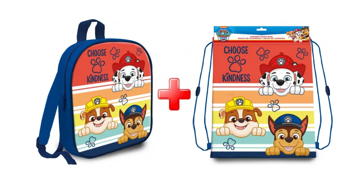 Paw Patrol, Mancs Őrjárat táska és tornazsák szett